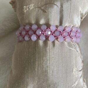 Pink Beaded Bracelet